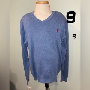 Polo Ralph Lauren Pima cotton V-neck pullover sweater